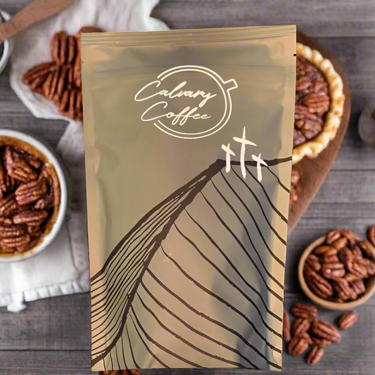 Calvary Coffee bag for Toasted Pecan